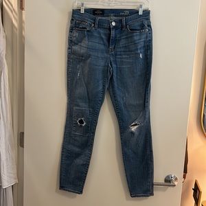 J.Crew Distressed Toothpick Jean